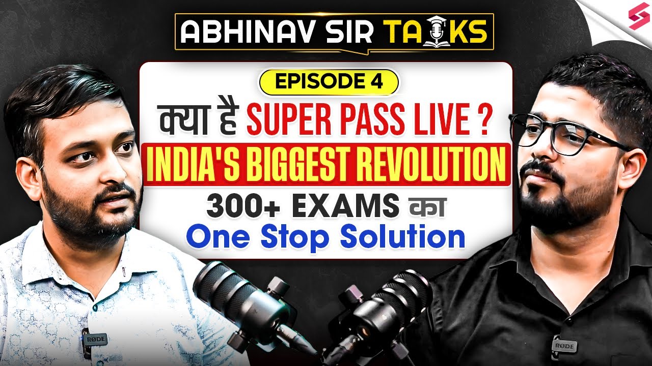 How Testbook Super Pass Live is One Stop Solution for 300+ Exams? | SSC Podcast with Abhinav Sir