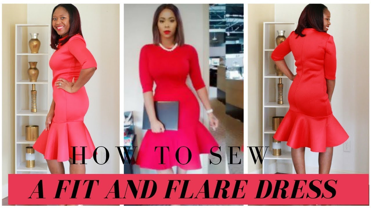 How to Sew a Fit and Flare Dress Using M6886 Pattern