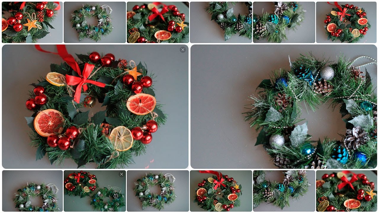DIY: Новогодние венки своими руками