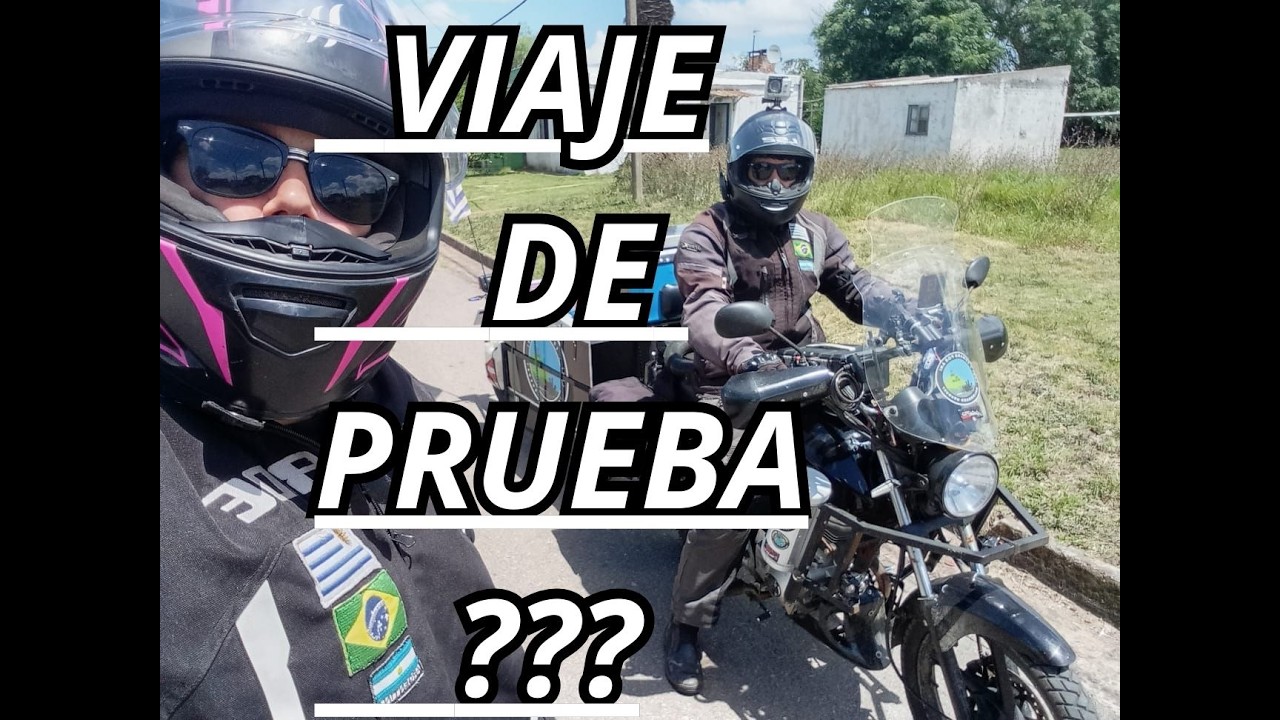 ¿¿¿VIAJE de PRUEBA en MOTO CON CARRO MONORUEDA???  #1