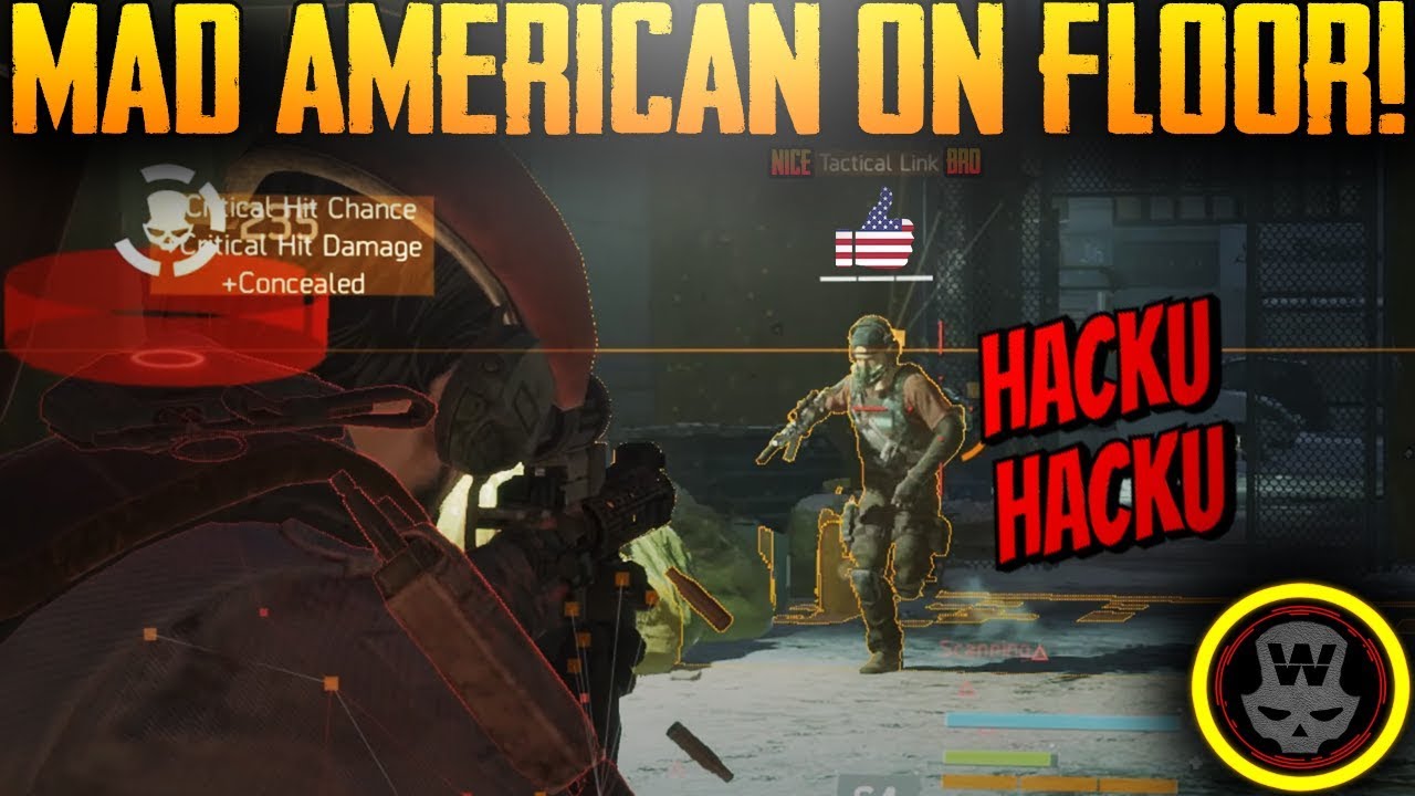 БЕЗУМНЫЙ АМЕРИКАНЕЦ на полу (The Division 1.7)