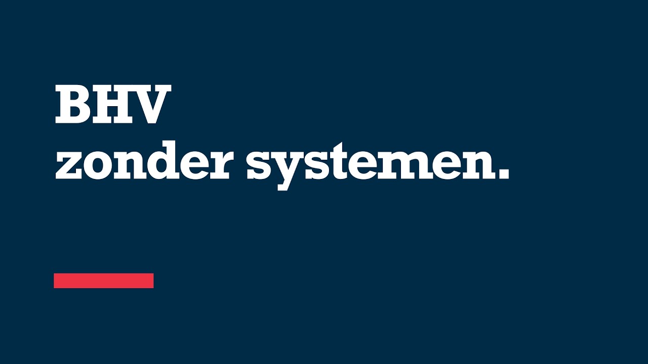CURA BHV Kennissessie BHV Zonder systemen