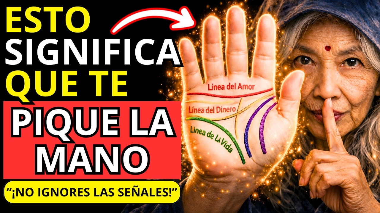 Si te PICA la PALMA de la MANO… el UNIVERSO intenta ADVERTIRTE algo l Secreto Ancestral