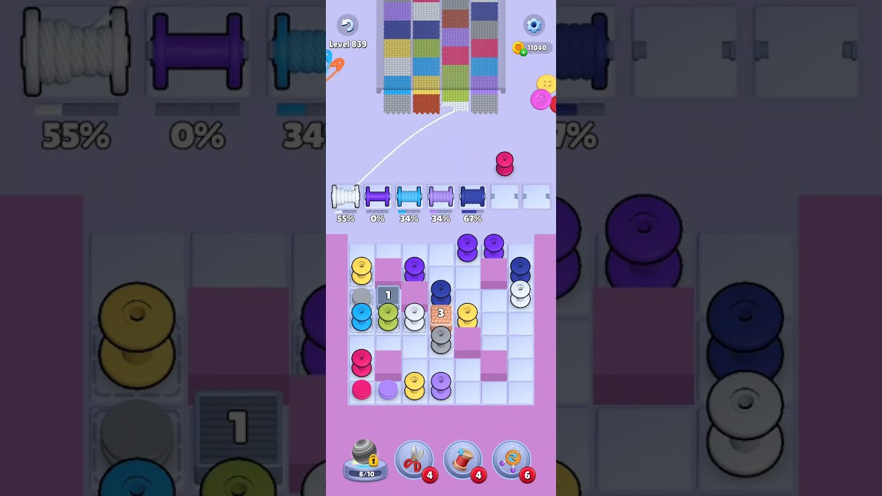 Knit Out 839 level solution