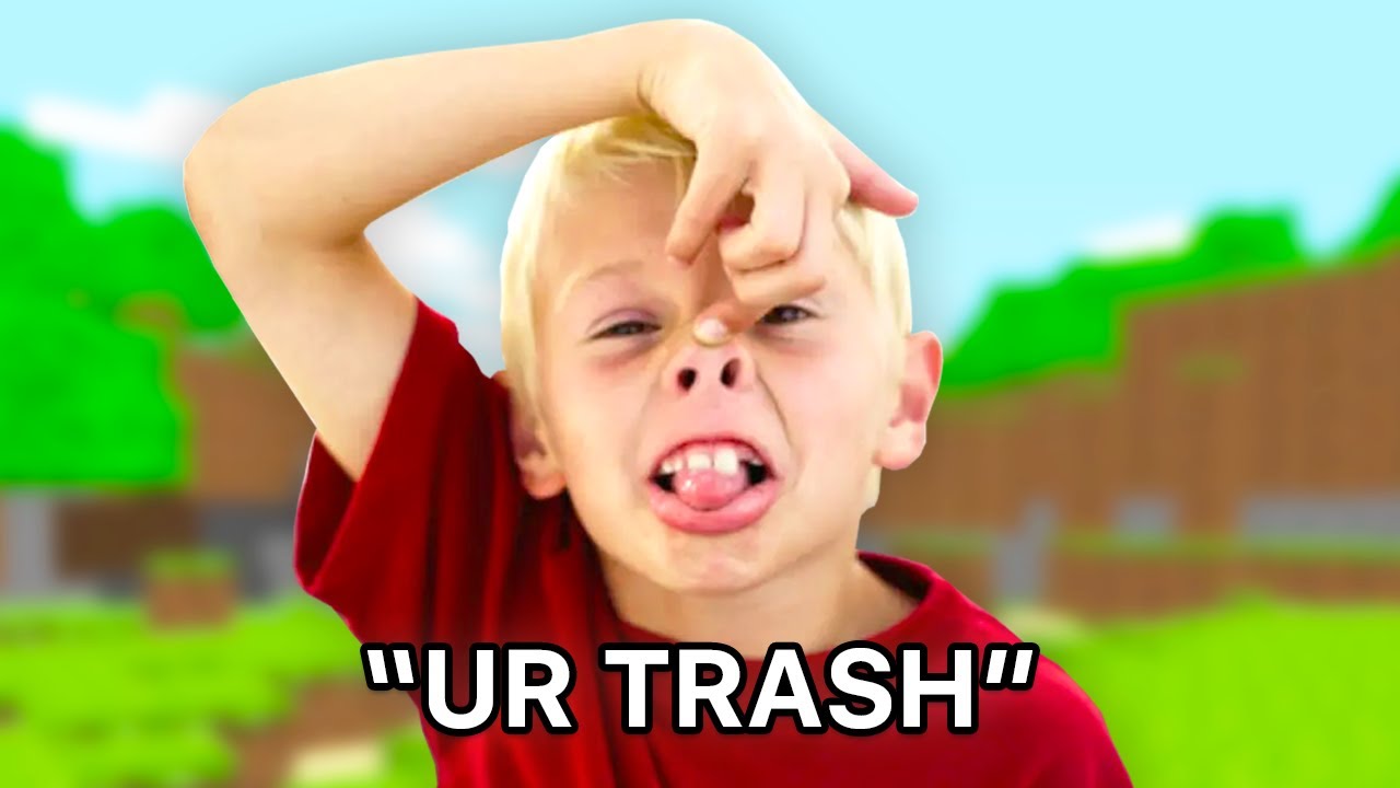 the cringiest minecraft kid...