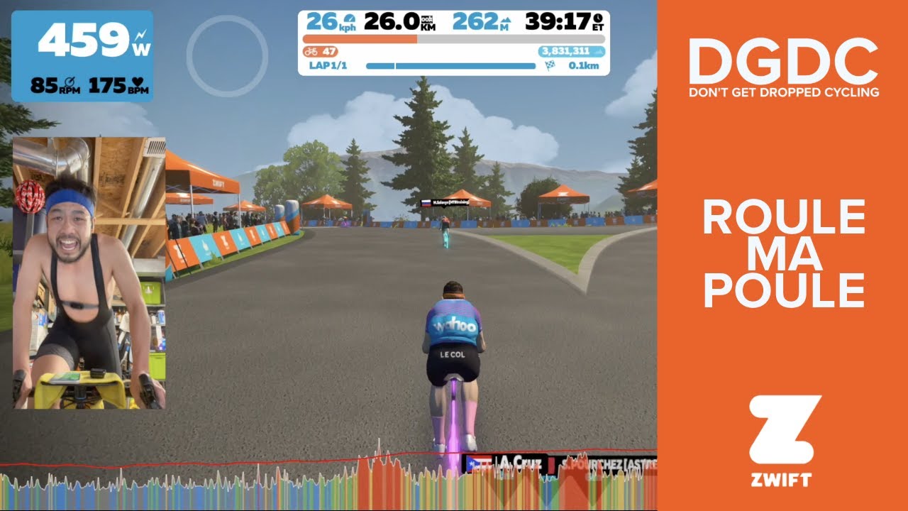 ROLL MY CHICKEN!! // Zwift Racing Roule Ma Poule
