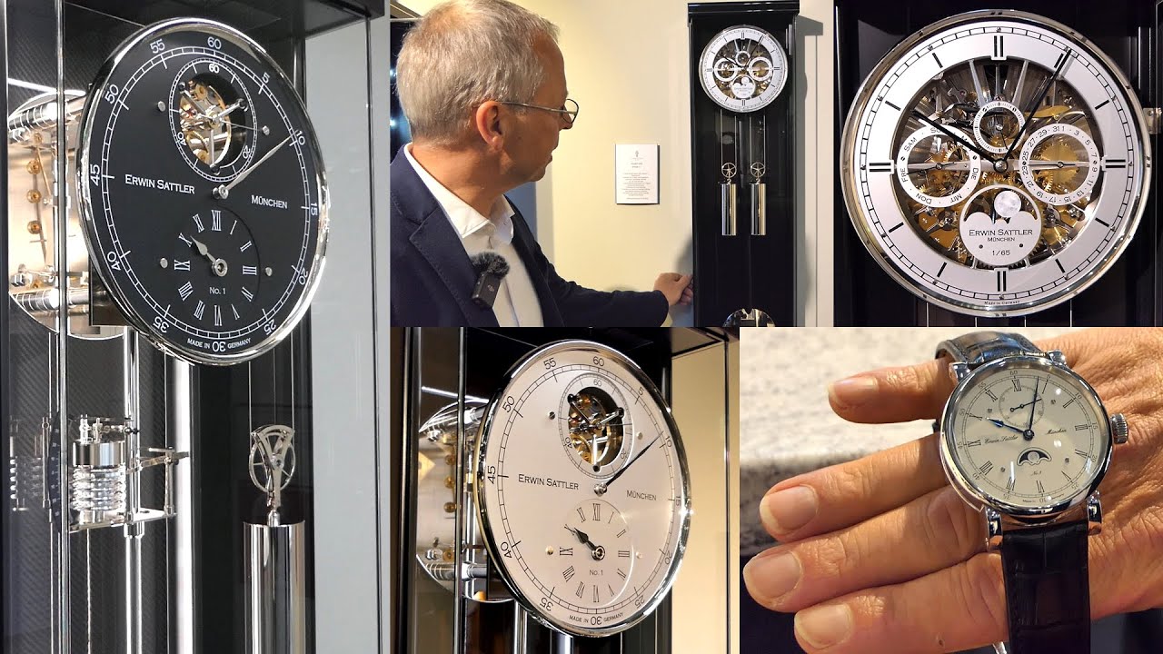 Neue Luxus-Uhren von Erwin Sattler - Classica Lunaris, Aperia III, Illumina Secunda Inhorgenta 2023