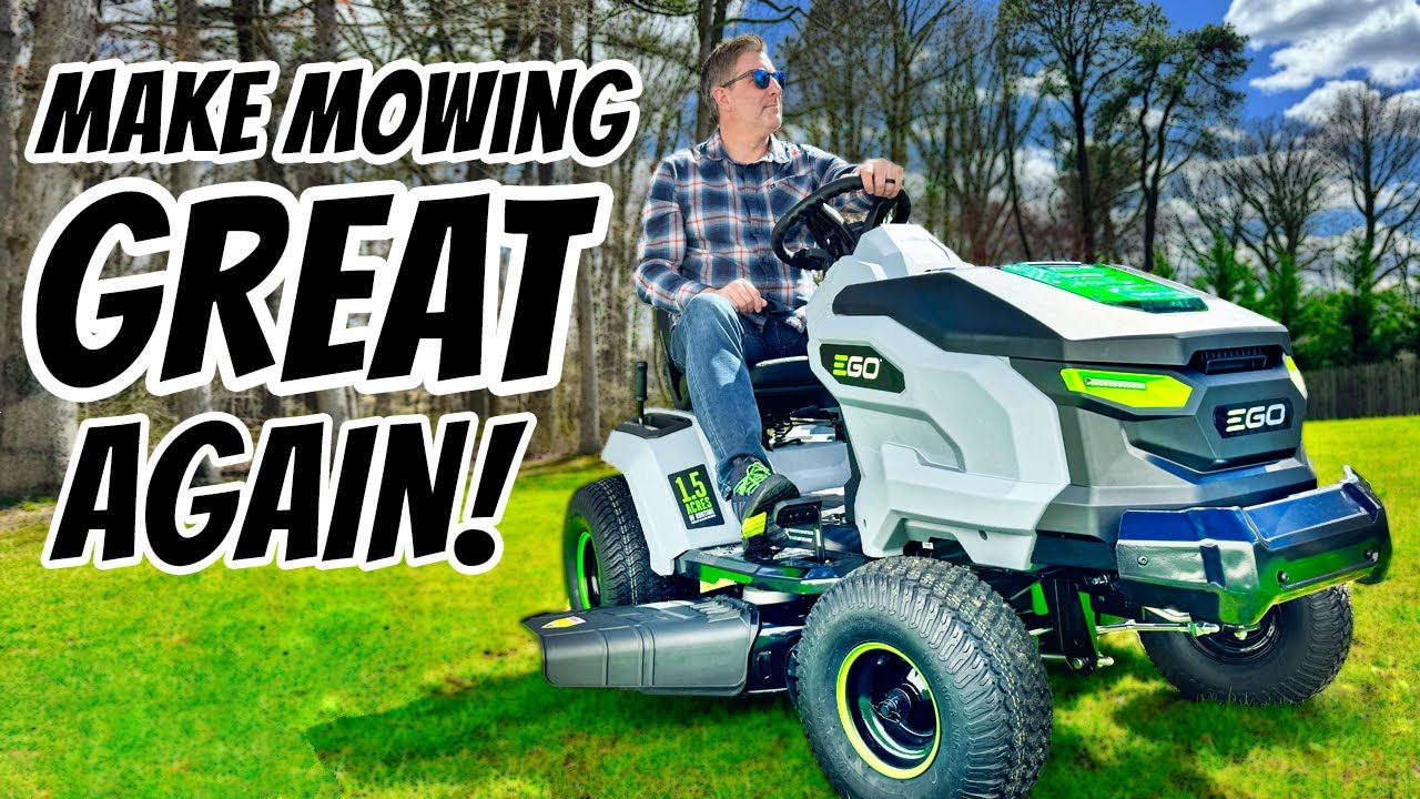 Lawn Care Can be FUN - New EGO T6 Lawn Tractor Review