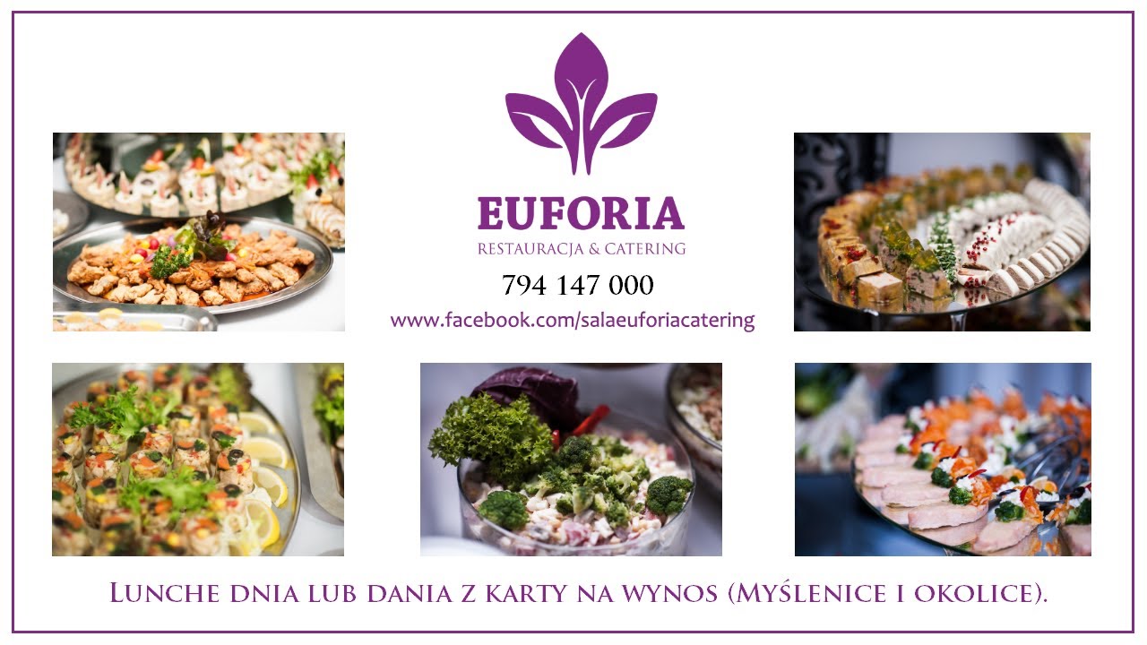 DANIA NA WYNOS Myślenice - Euforia Restauracja & Catering.