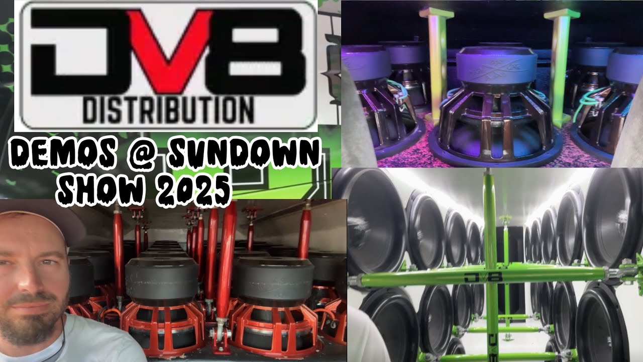 The DV8 shop INSANE BUILDS - sundown audio show 2025 sky high car audio subwoofers / ruthless amps