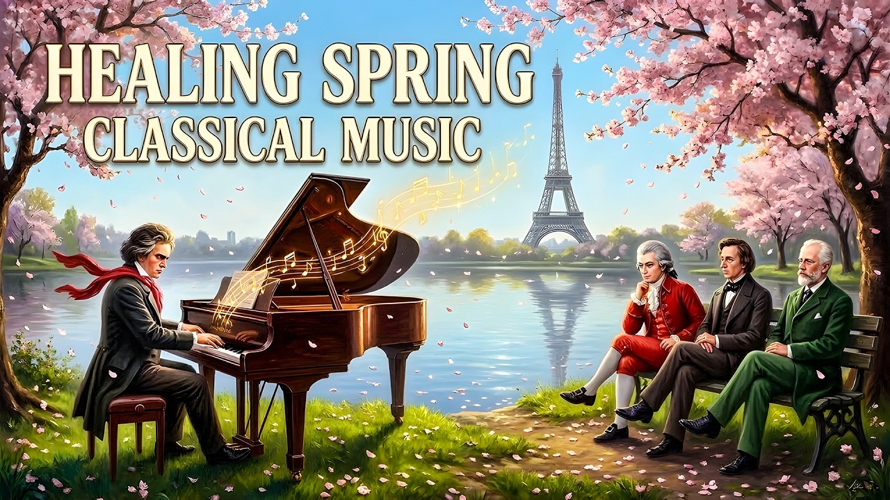 Beautiful Spring Classical Music of All Time | HEAL & RELAX : Beethoven, Mozart, Chopin,...🎶🎼🌿