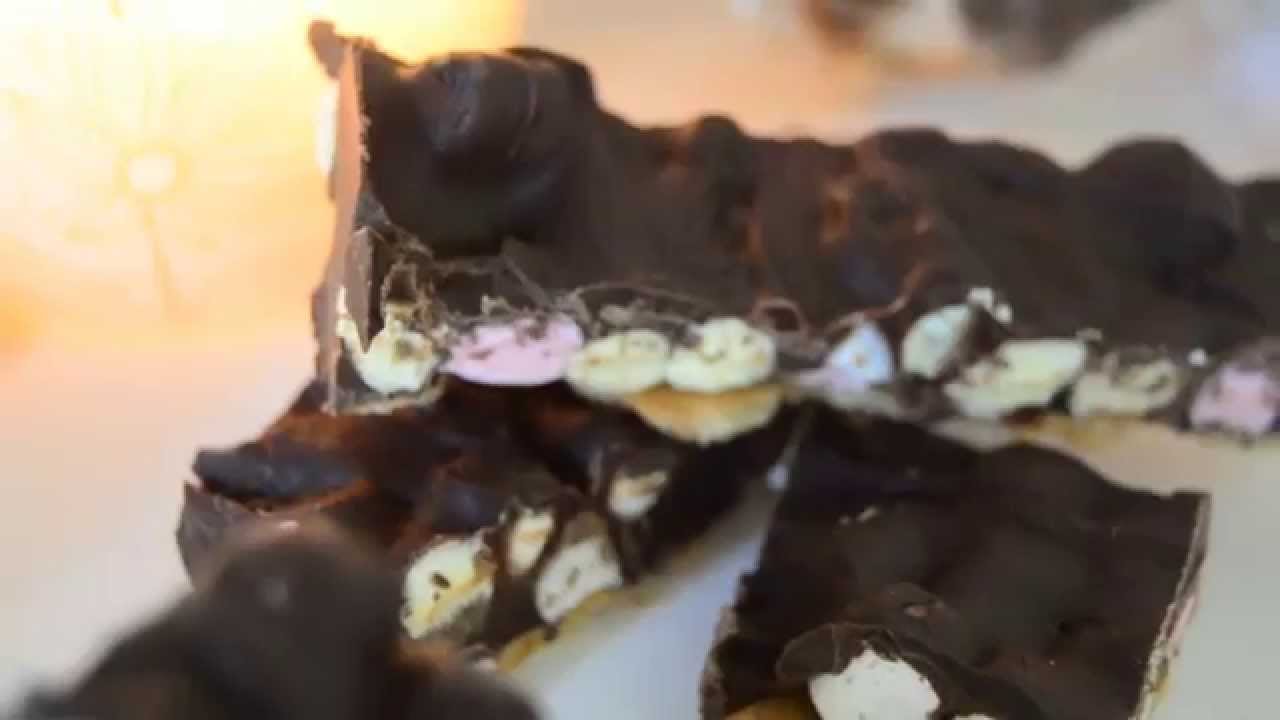 Super leckere Marshmallow-Schokolade selber machen GESCHENK TIP