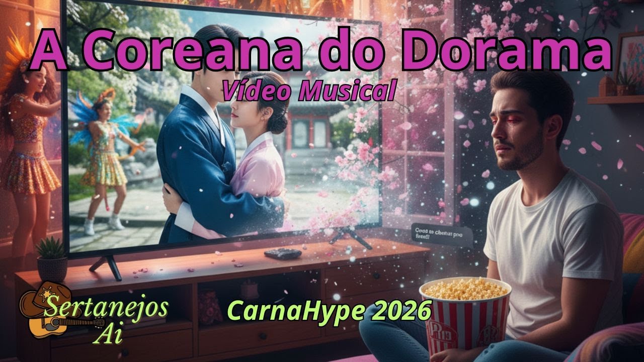 A Coreana do Dorama | Vídeo Musical | CarnaHype 2026 | @sertanejosai
