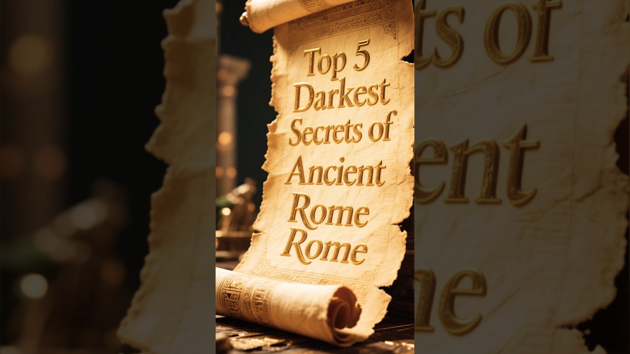 The Dark Side of Rome: 5 Shocking Secrets History Hasn't Told You! #historicalstories #ancientrelics