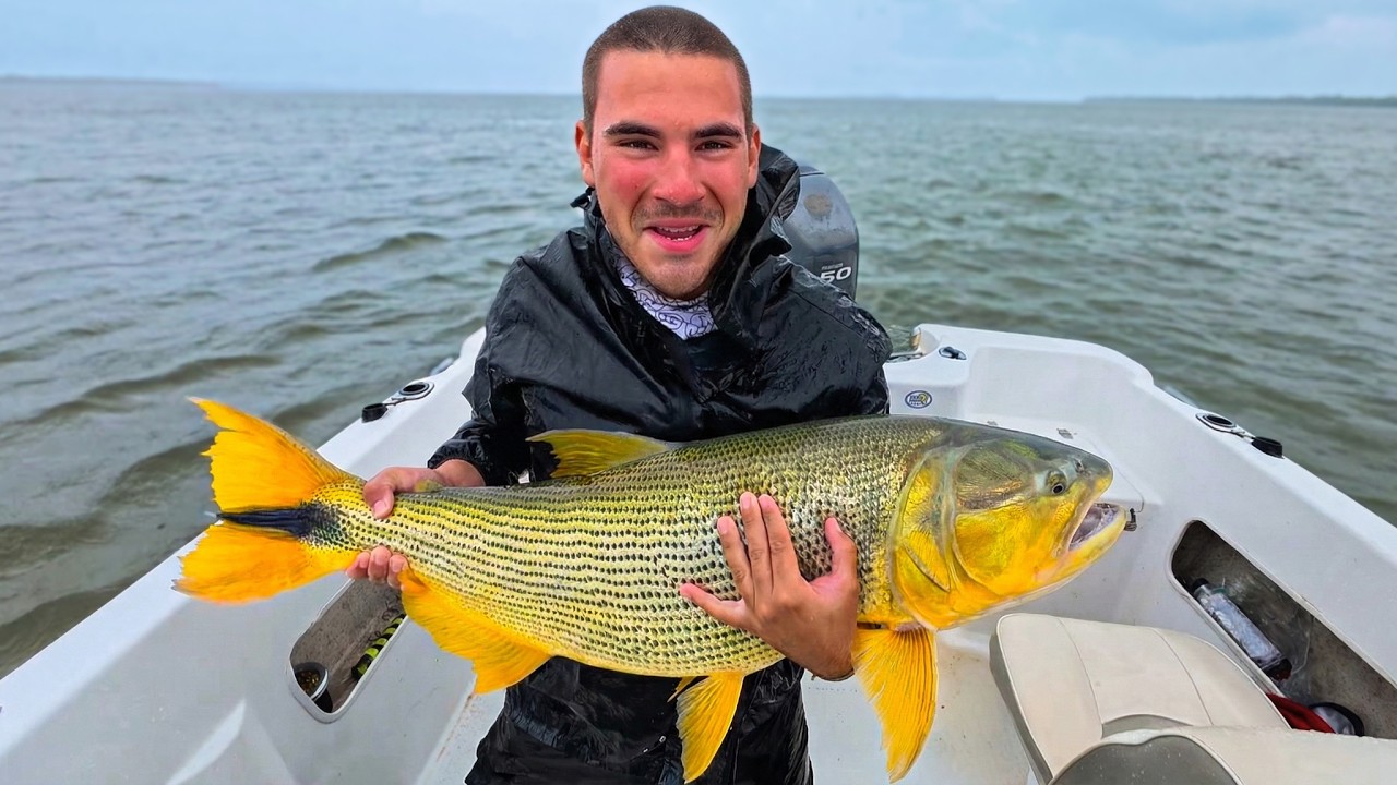 El DORADO más GRANDE de mi vida: Pesca ÉPICA con LLUVIA | Itá Ibaté, Corrientes