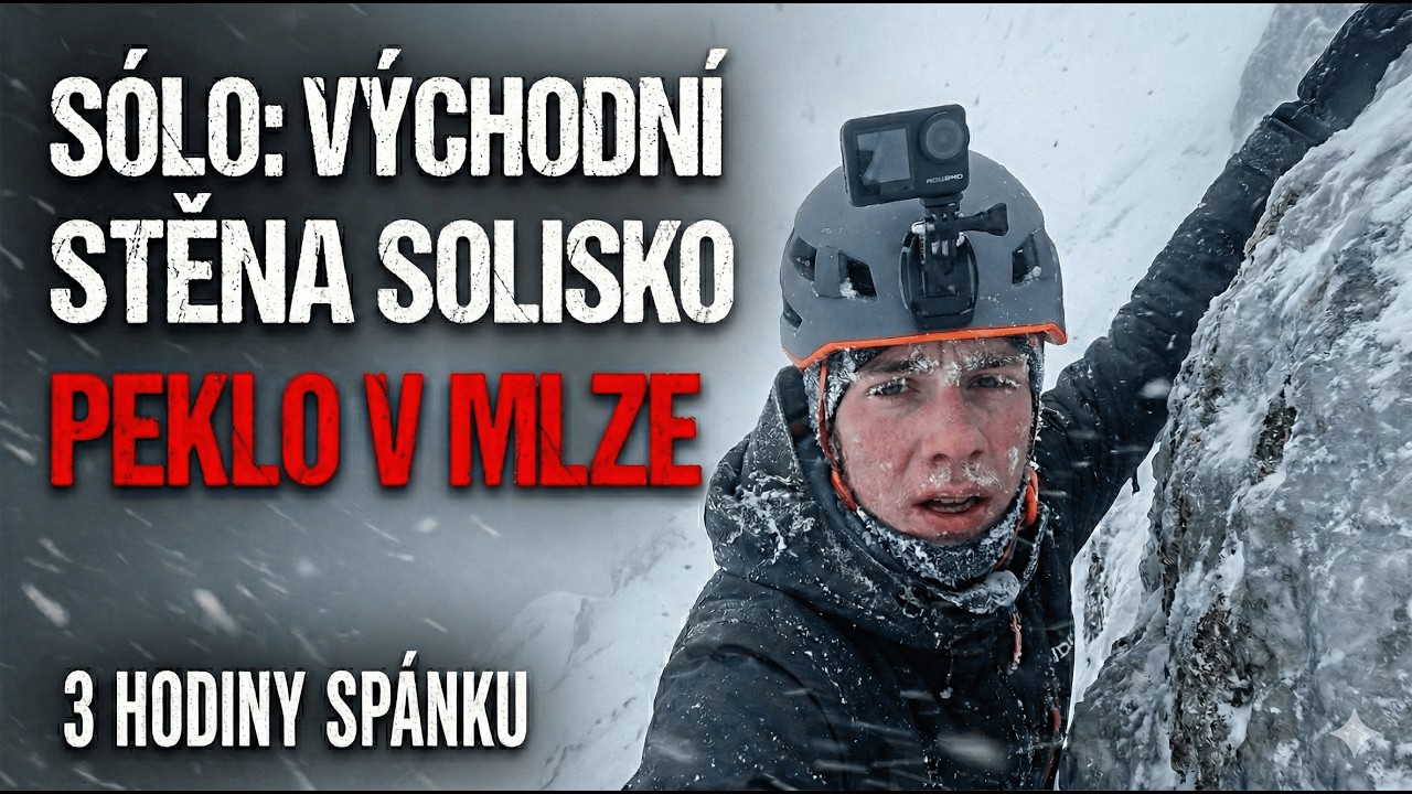 Vysoké Tatry - Velké Solisko východní neznačenou cestou (winter solo climb)