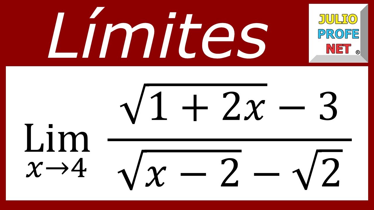 Límites algebraicos | Ej. 15 #julioprofe