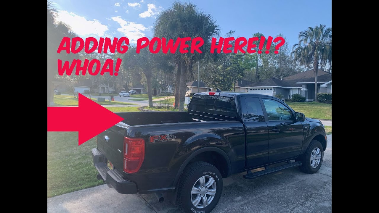 Installing the Wolf Haus Off-road 12v bed power outlet in a 2020 Ford Ranger