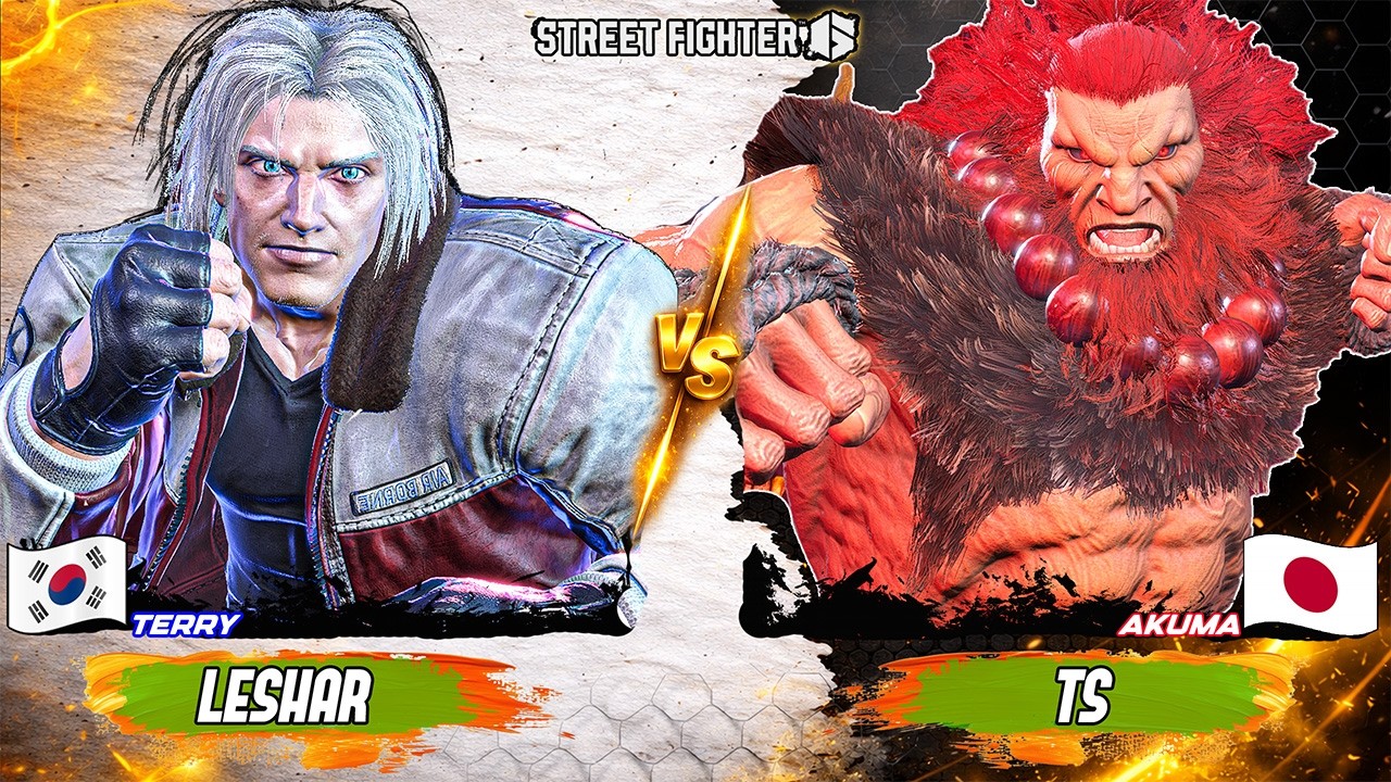 SF6 🔥 LeShar (Terry)  vs Ts (Akuma) 🎮 Street Fighter 6 High-Level Gameplay