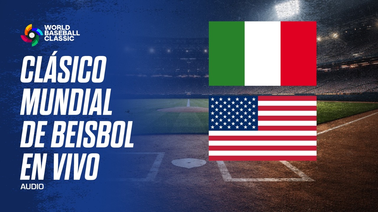 ITALIA VS ESTADOS UNIDOS EN VIVO - CLÁSICO MUNDIAL DE BEISBOL AUDIO