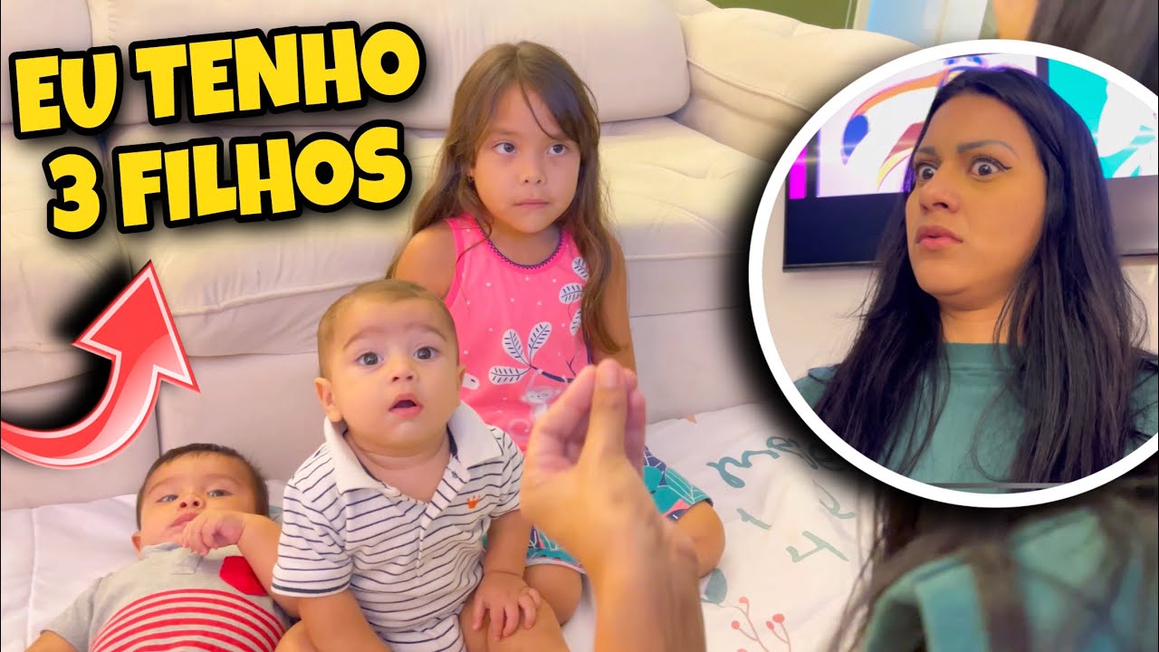 MÃE DE TRÊS FILHOS POR UMA NOITE!!! *novelinha* 😱😱😱