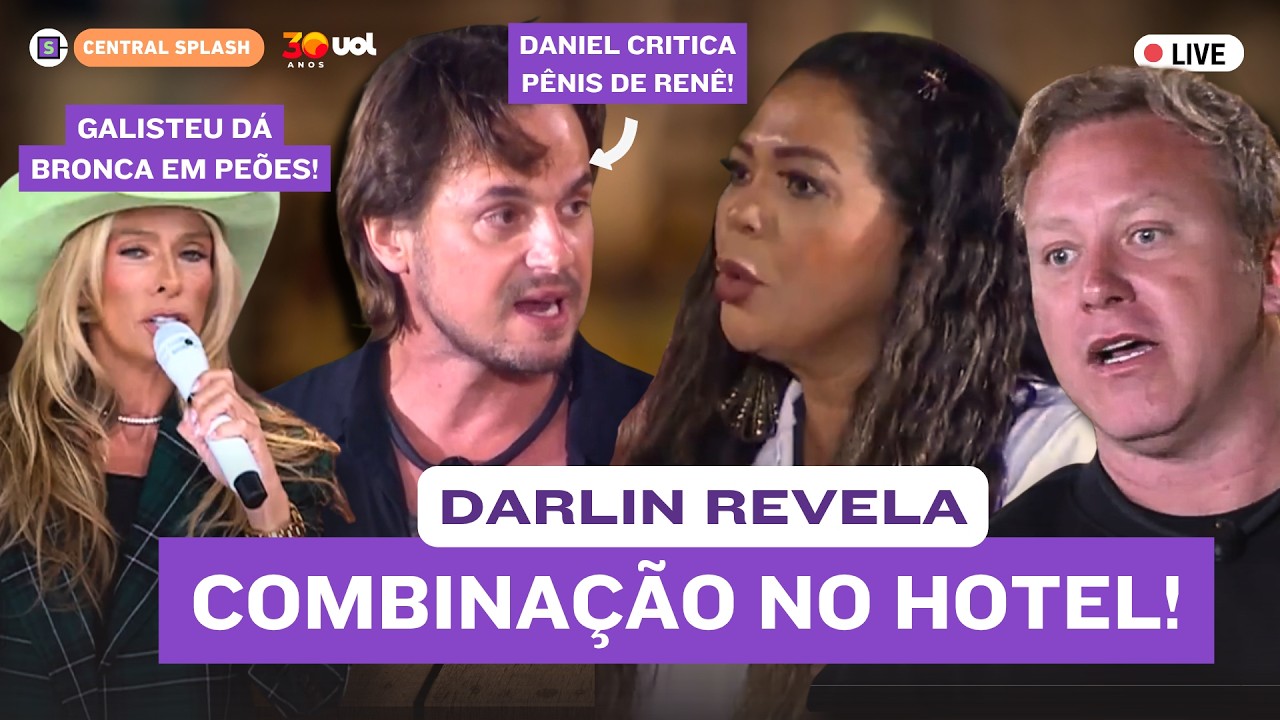 🔴 M&ocirc;nica treta com Daniel no trato; Galisteu d&aacute; bronca em pe&otilde;es; Darlin vira alvo; forma&ccedil;&atilde;o da ro&ccedil;a!