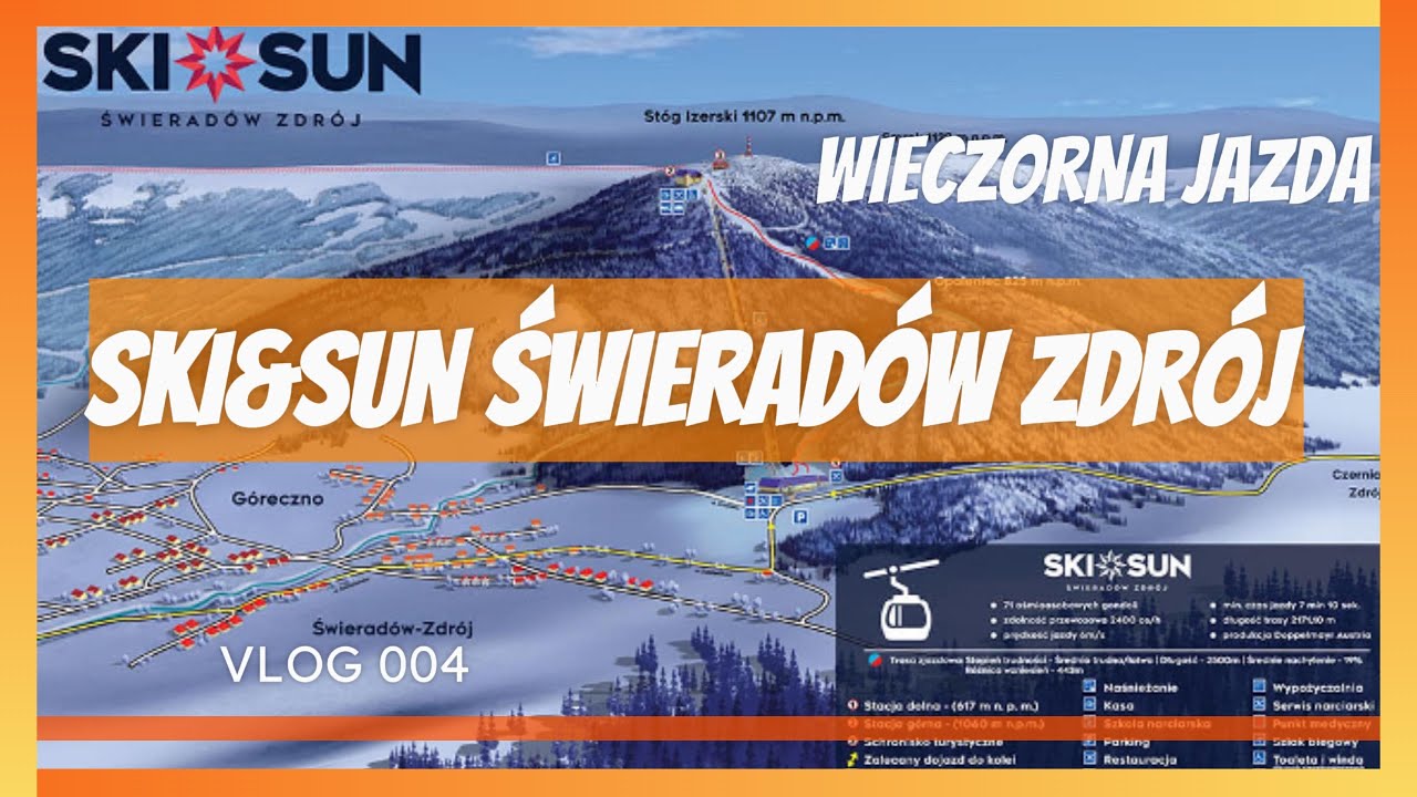 WIECZORNA JAZDA SKI&SUN SWIERADÓW ZDRÓJ RECENZJA, VLOG 004