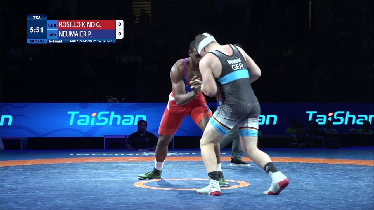 GOLD GR - 97 kg: G. ROSILLO KIND (CUB) v. P. NEUMAIER (GER)