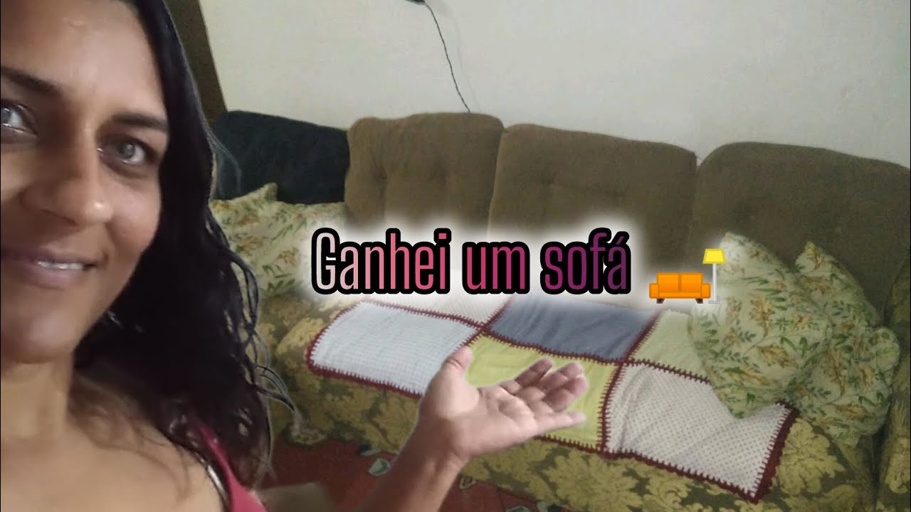 Ganhei um sofá 🤩// Dia de limpeza e organização com chuvinha pra alegrar o dia ❤️