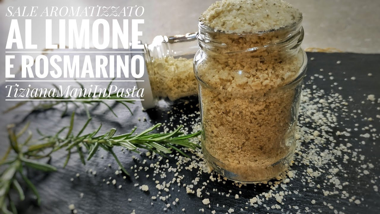 SALE AROMATIZZATO AL  E ROSMARINO & UN INSAPORITORE PAZZESCO