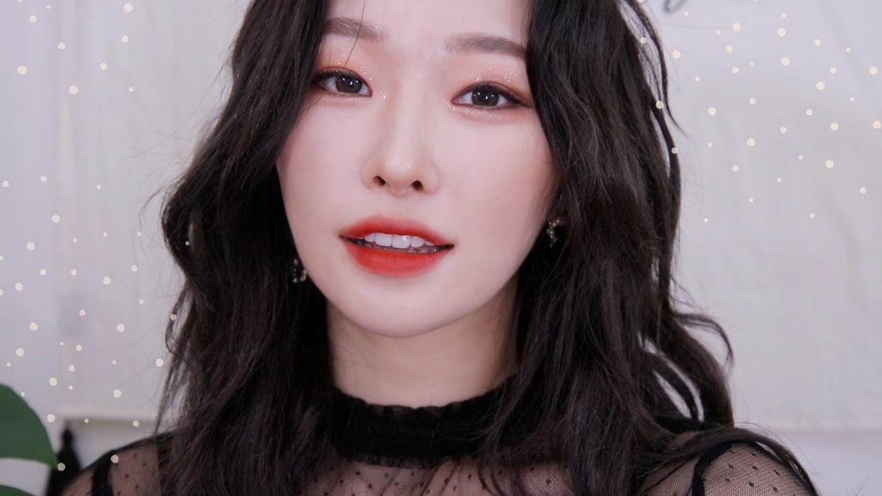 espñ/eng) 신상화장품으로 ♥️연말모임에는 글리터 메이크업♥️ Holiday makeupㅣ아랑