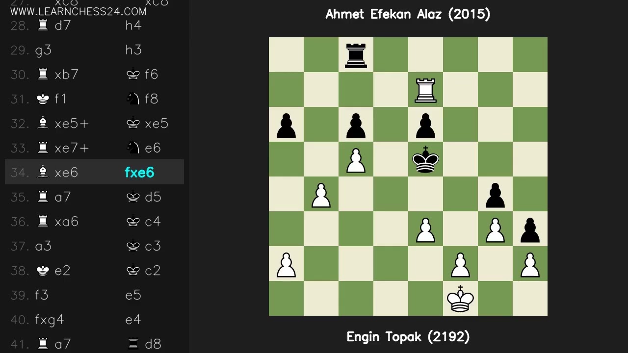 Староиндийская-защита: Engin Topak (2192) vs Ahmet Efekan Alaz (2015)