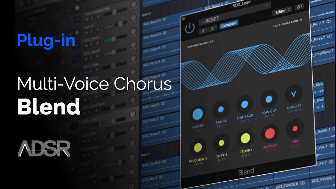 Blend by Sinevibes - Multi-Voice Chorus