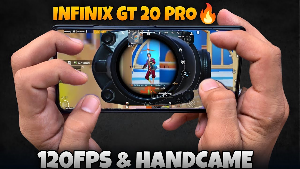 INFINIX GT 20 PRO HANCAME PUBG GAMEPLAY🔥 INFINIX GT 20 PRO PUBG Test 