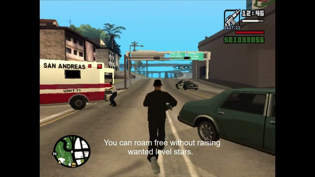 GTA San Andreas - No wanted level in 