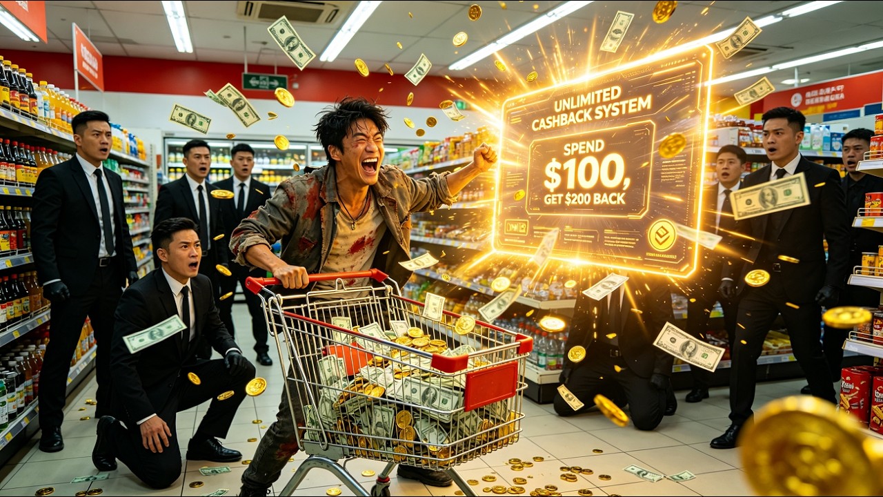 Spend 100, get 200 back! Poor guy became world's richest with cashback system!