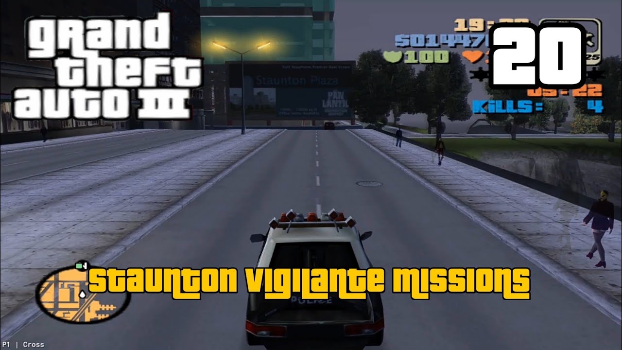 Staunton Vigilante Mission - Grand Theft Auto III PS2 - Gameplay 20, Guide, Walkthrough
