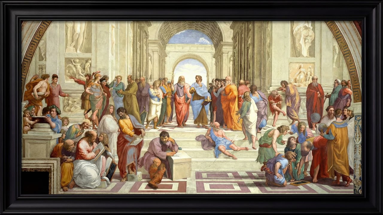 The School of Athens – Raphael | 4K TV Art Frame Ambient Display