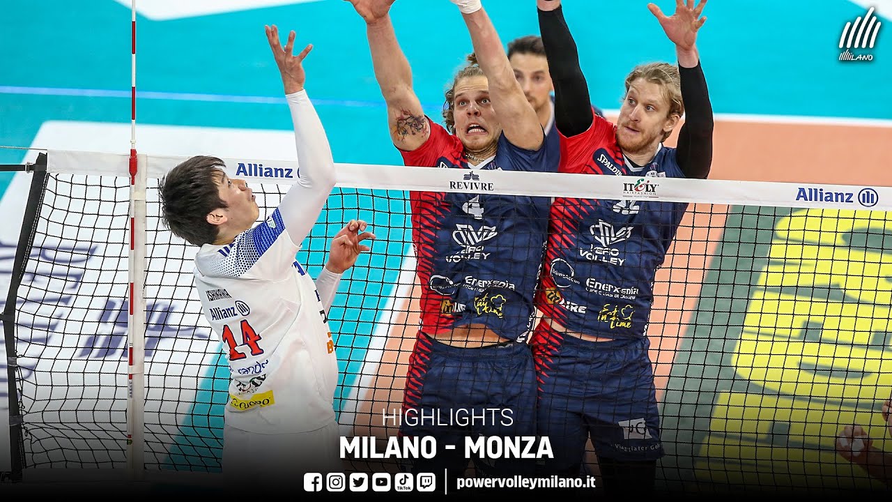 Superlega, hightlights Milano - Monza