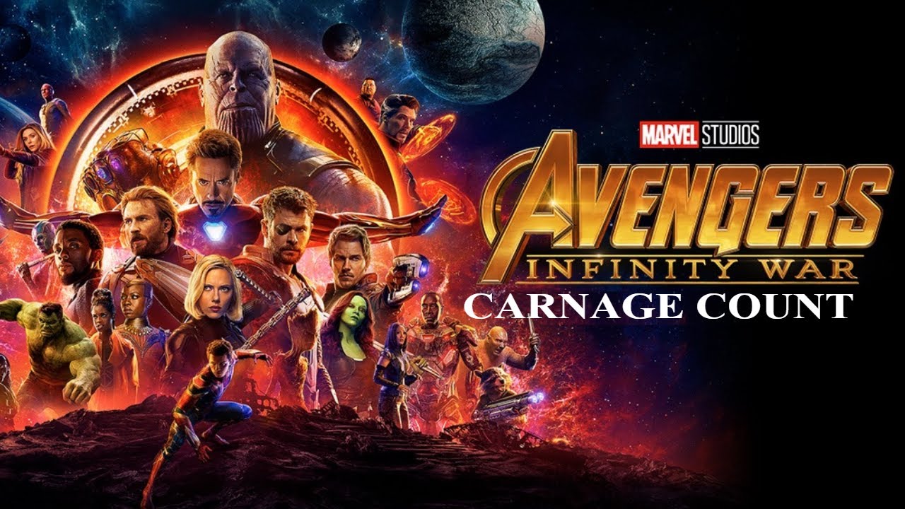 Avengers: Infinity War (2018) Carnage Count