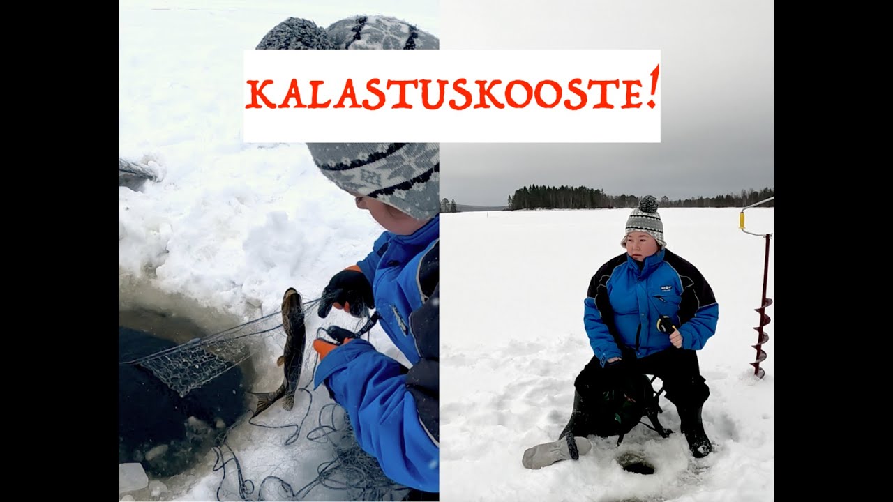TULIKO KALAA MILLÄÄN TAVALLA? - PILKILLÄ JA TALVIVERKOILLA - KALASTUSKOOSTETTA JA KUULUMISIA