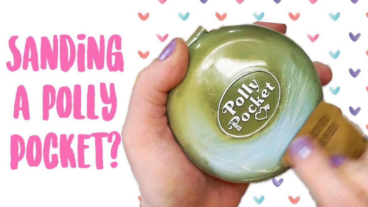Fixing Polly Pocket Sun Damage: Sanding Method | 1989 Skating Party