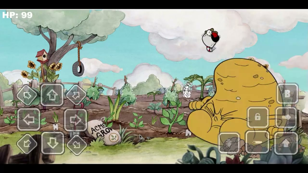 cuphead mobile is werid