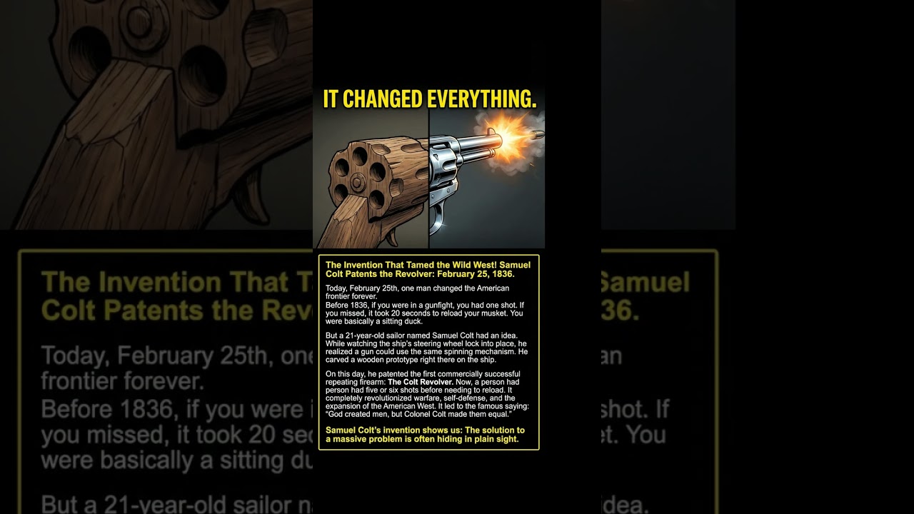 Shot vs 6: The Invention That Tamed the West. 🤠
