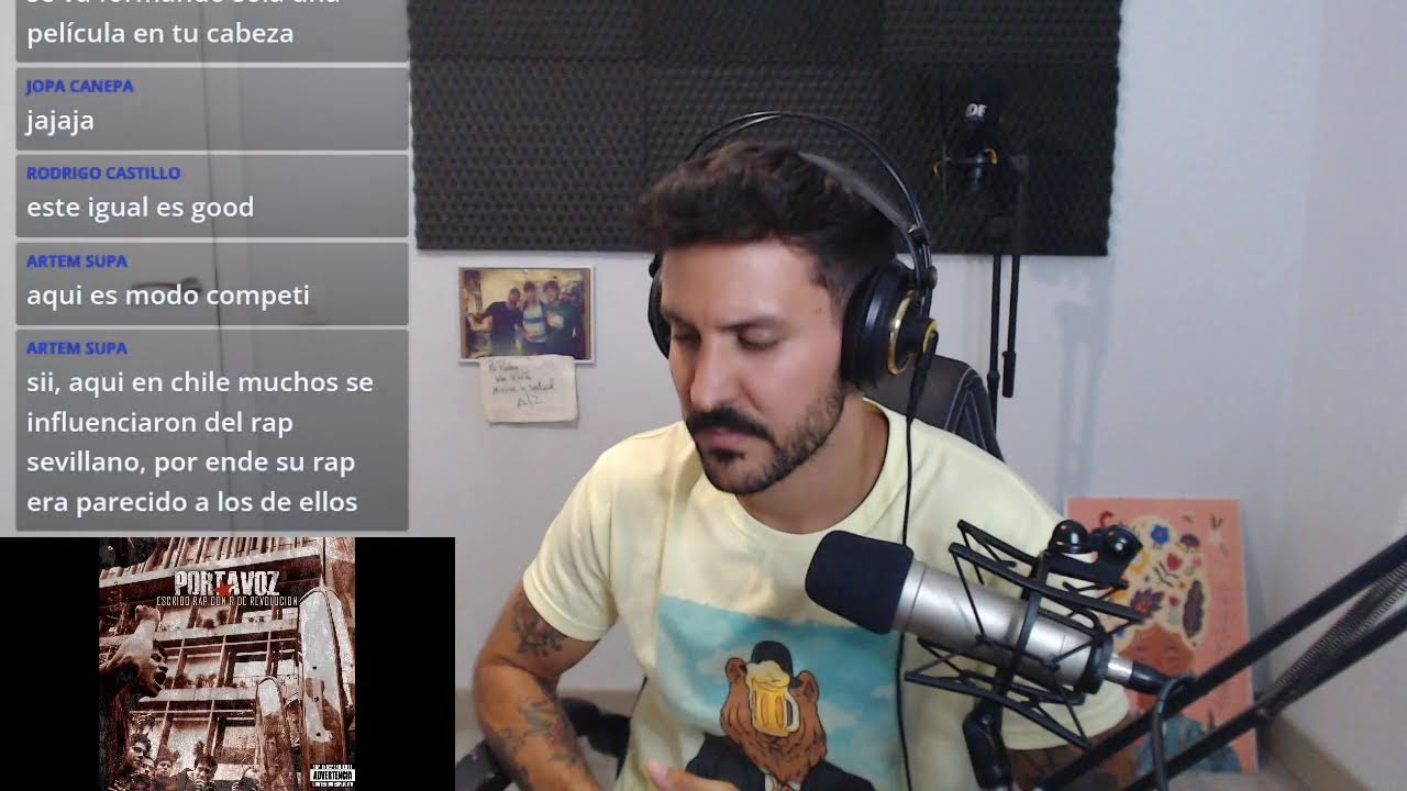 REACCIONANDO A PORTAVOZ - ESCRIBO RAP CON R DE REVOLUCION - DISCO COMPLETO 🔥🔥🔥