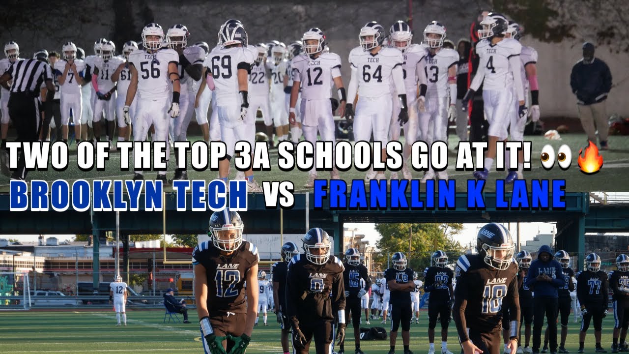 Franklin K Lane Vs Brooklyn Tech (10/6/24) |TWO OF THE TOP 3A SCHOOLS! 👀🔥| |PSAL NYC FOOTBALL!|