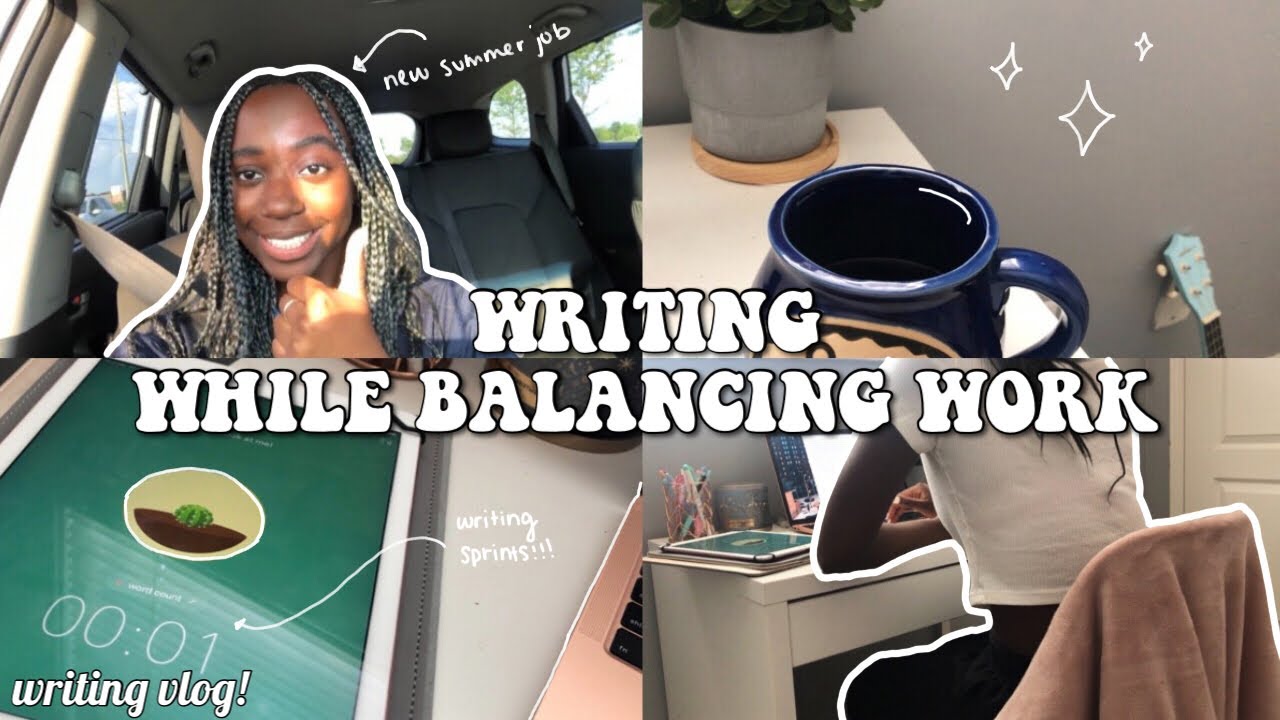 making time for writing with a busy schedule!! // writing vlog