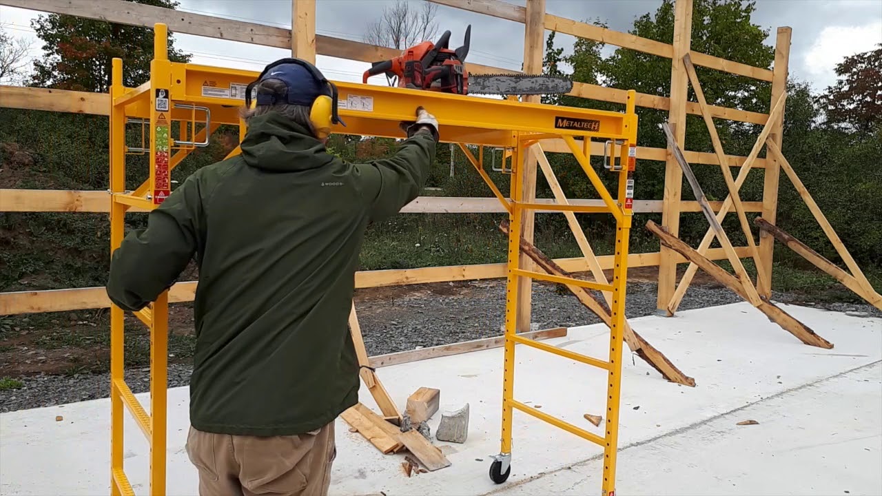 Pole Barn Shop #5: Ensuring the Posts are the Same Height