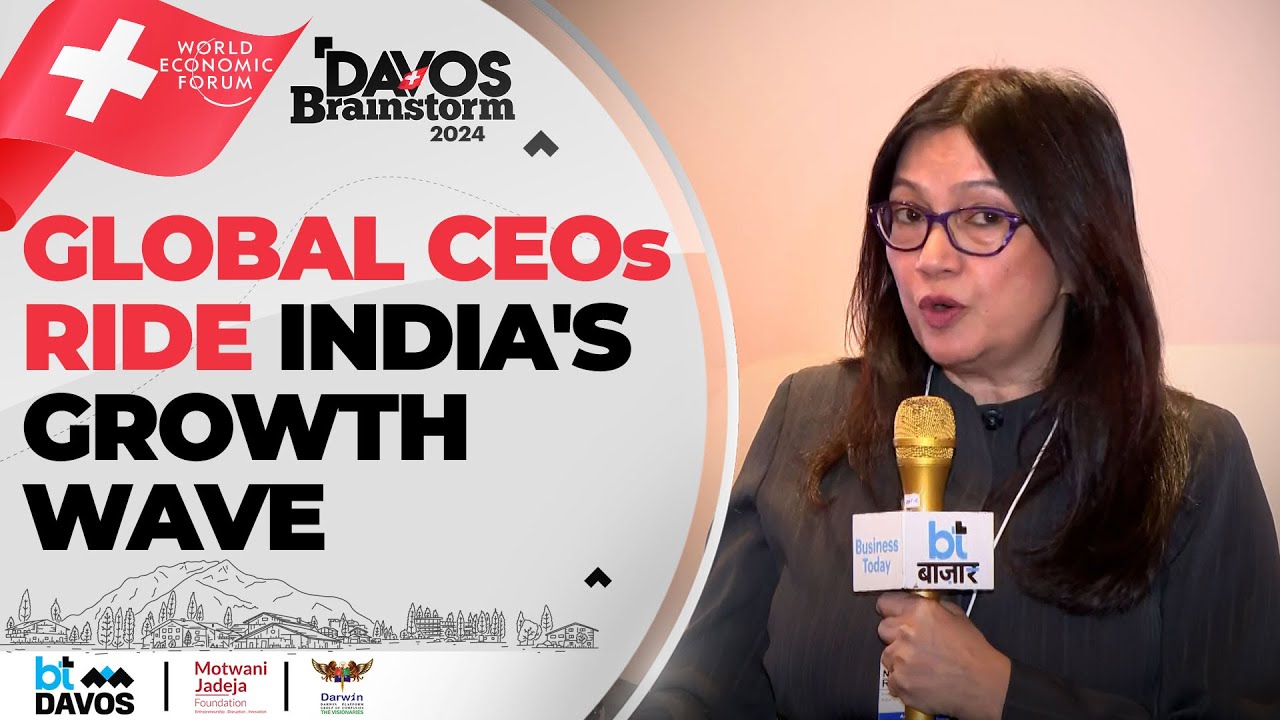 #DavosBrainstorm2024: India's Dynamic Rise Sparks Global Confidence