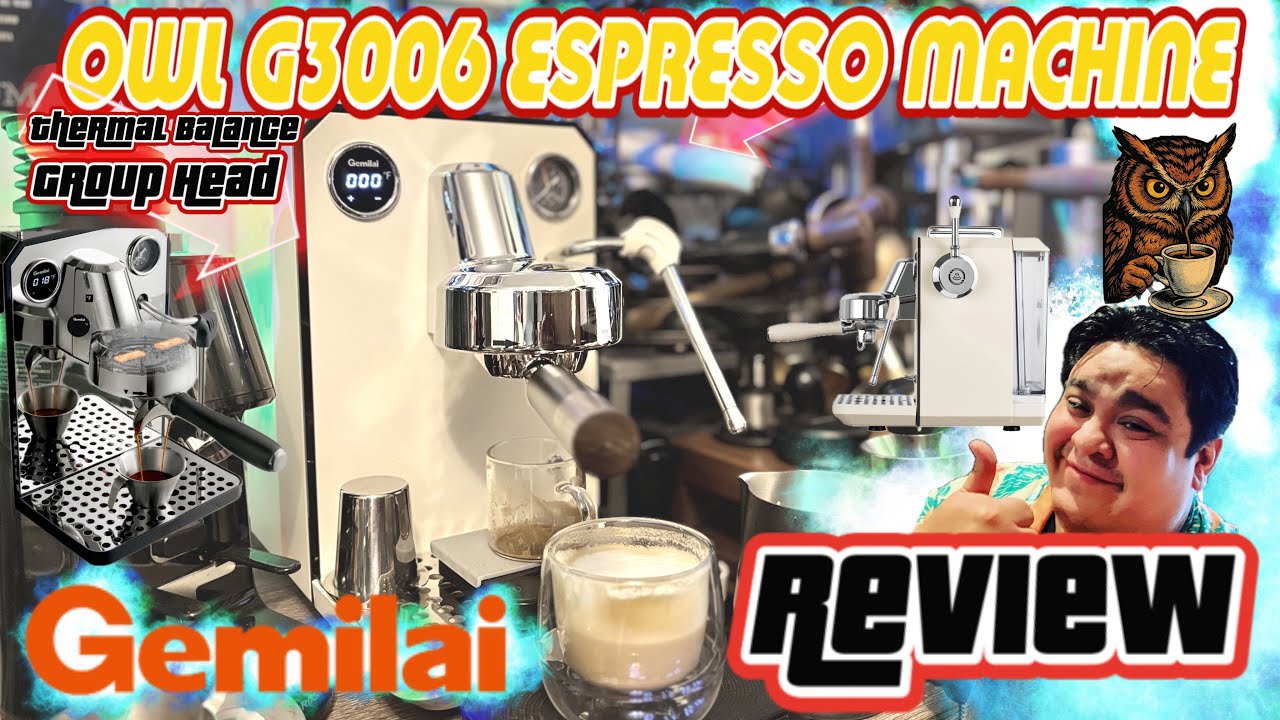 Real Coffee Geek Review: Owl Espresso G3006 Deep Dive Owl Espresso Machine PTC heated brewing head